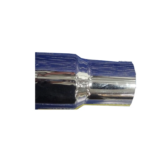 BESTfit 5 OD X 4 OD X 8 Inch Chrome Exhaust Pipe Reducer