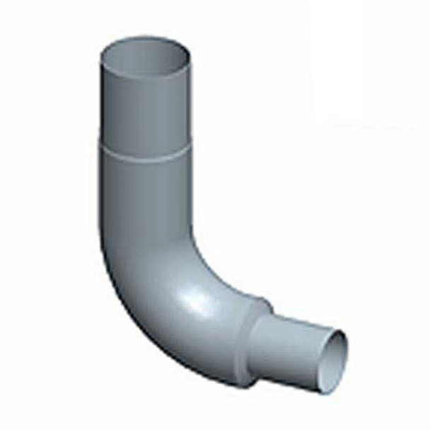 6 To 5 Inch 90 Degree 23 X 23 Inch Chrome Exhaust Elbow With Tapered Top 6 To 5 Inch 90 Degree 23 X 23 Inch Chrome Exhaust Elbow With Tapered Top
