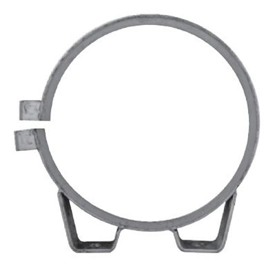 BESTfit 9 Inch Alumiz. Steel Muffler Mounting Clamp W/ 2 Bolt Bracket