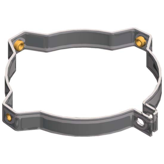 Lincoln Chrome 6 Inch Heat Shield Mounting Clamp