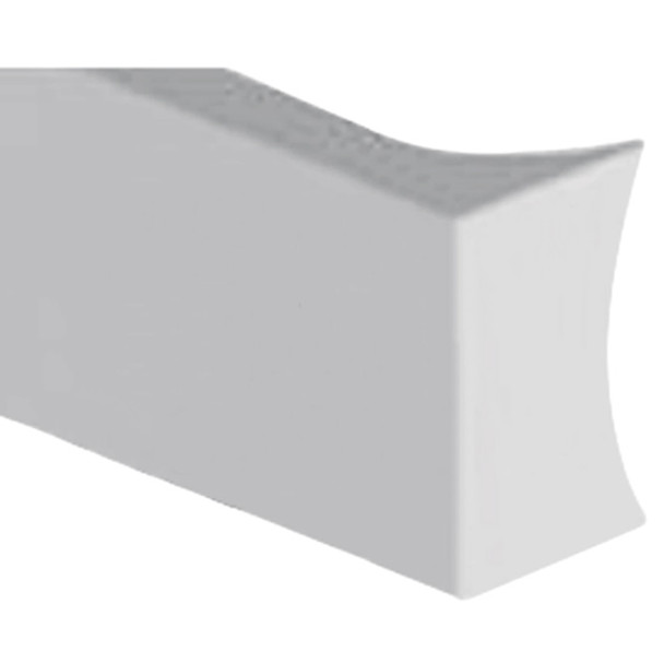 BESTfit Chrome 20 Inch Raptor X8 Bumper, 10 Gauge W/ Squared Ends & Mounting Plates For Peterbilt 352, 359