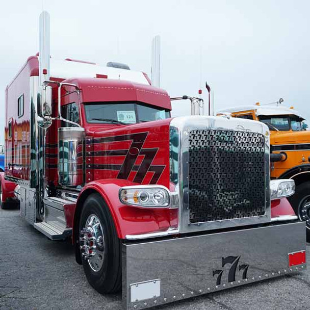 Peterbilt & Kenworth 15 Inch Stainless Steel Air Cleaner, Vortox Style Peterbilt & Kenworth 15 Inch Stainless Steel Air Cleaner, Vortox Style
