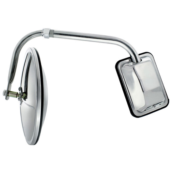 8.5 Inch Stainless Steel Pod Mount Convex Mirror