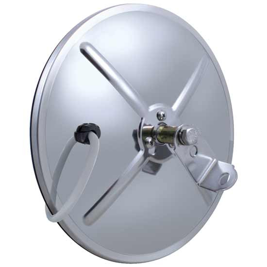 8.5 Inch Stainless Steel Heated Center Mount Convex Mirror