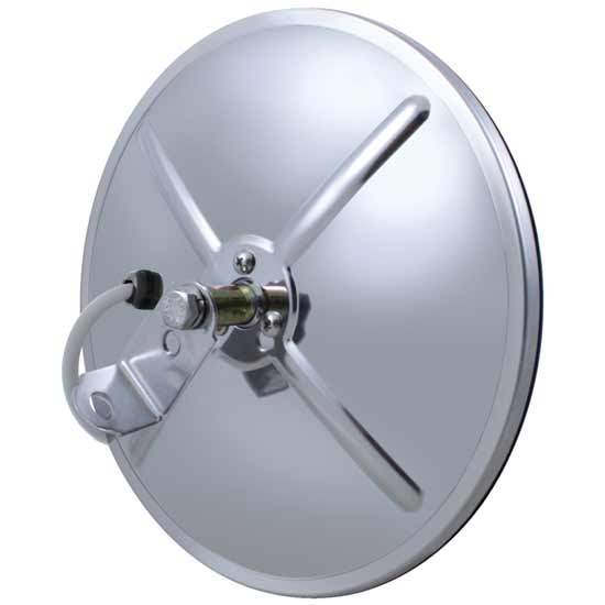 8.5 Inch Stainless Steel Heated Center Mount Convex Mirror