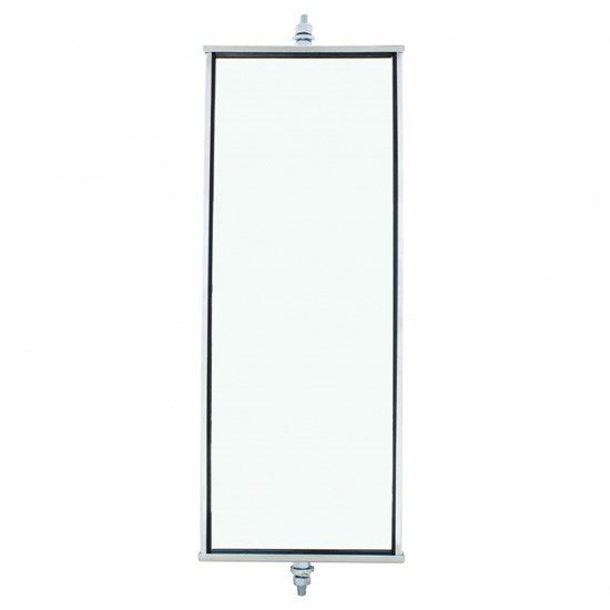 SANWA 6x16 Inch Stainless Steel West Coast Mirror – Heavy Duty Truck Direct Replacement