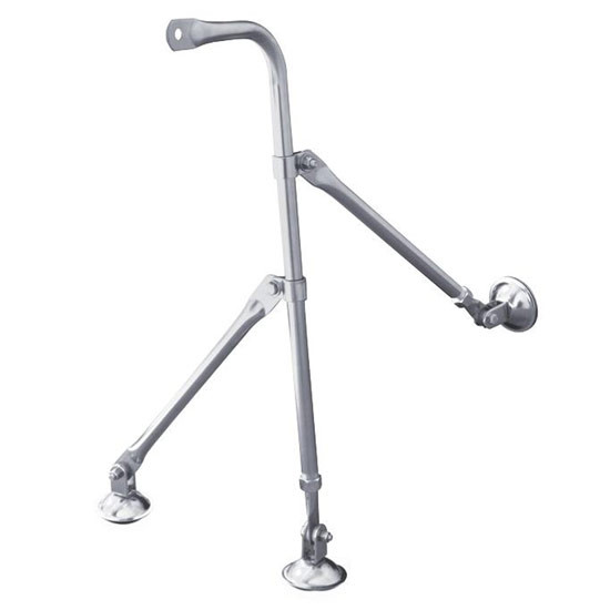 Stainless Steel Tri-Pod Fender-Mount Mirror Bracket Kit