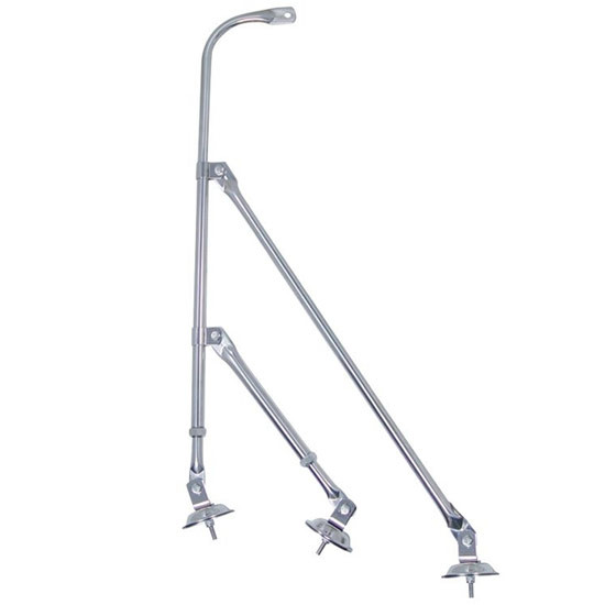 Stainless Steel Tri-Pod Fender-Mount Mirror Bracket Kit