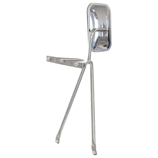 Stainless Steel Low Mount Swing-Away Mirror