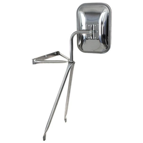 Stainless Steel Low Mount Swing-Away Mirror