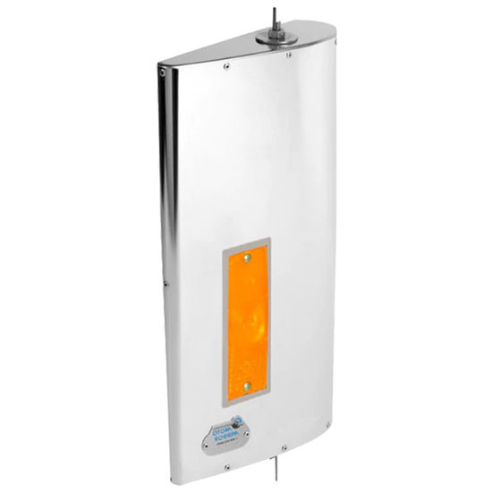 Stainless Steel PS Heated Motorized Mirror W/ Light, Aero Style - Passenger Side