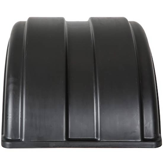 Full Radius Poly Fender W/ Integrated Molded Ribs For 18 To 19.5 Inch Dual Wheels