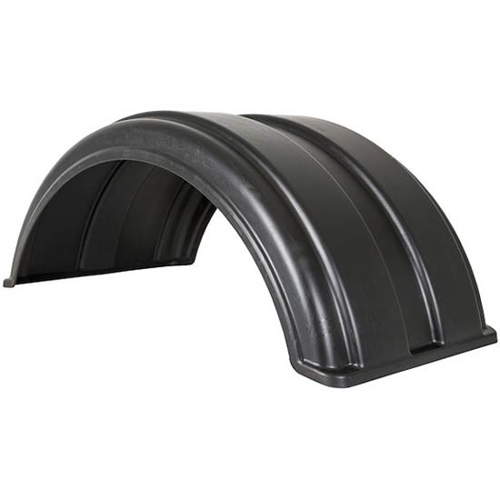 Full Radius Poly Fender W/ Integrated Molded Ribs For 18 To 19.5 Inch Dual Wheels