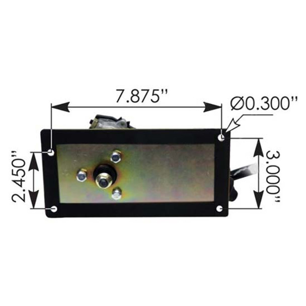 Windshield Wiper Motor Replaces 18-03676 For Peterbilt 379, 386, 388 & 389