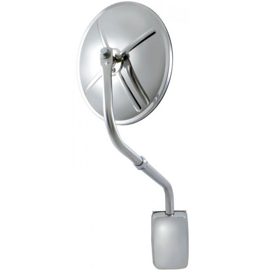 8 Inch Stainless Steel Convex Hood Mount Mirror