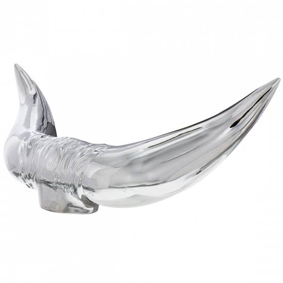 Texas Longhorn Bull Horn Truck Hood Ornament Chrome