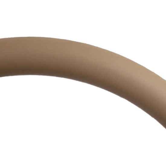 18 Inch Tan Vinyl Half Wrap Steering Wheel Cover