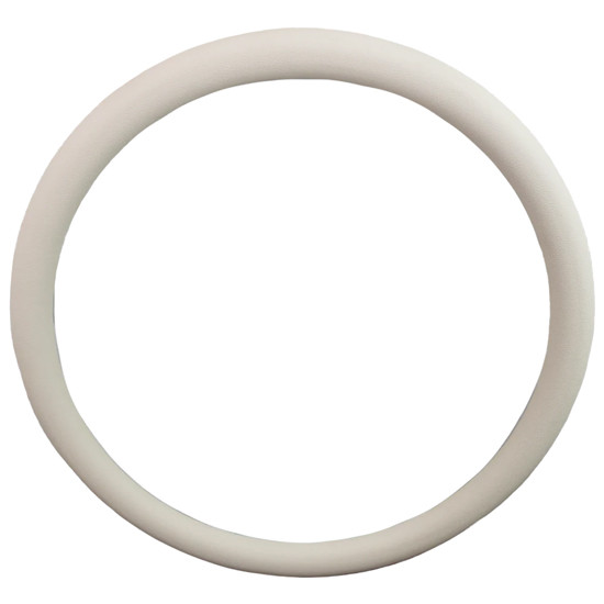 18 Inch White Vinyl Half Wrap For Muscle Style Steering Wheels