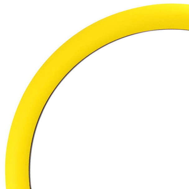 18 Inch Yellow Vinyl Half Wrap For Muscle Style Steering Wheels