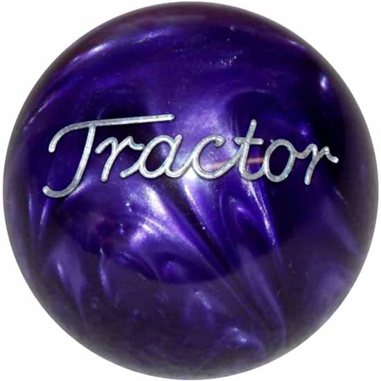 2.125 Inch Pearl Purple Engraved Tractor Brake Knob For Threaded Dash Air Brake Valve