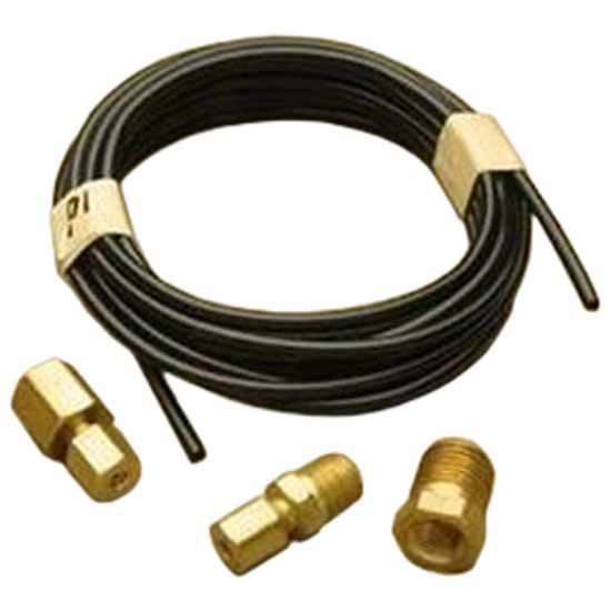 Isspro 2-1/16 Inch Mechanical Boost Gauge Kit 0-30 PSI White Face, Black Bezel