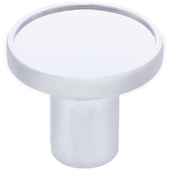 Large Chrome Aluminum Air Valve Knob - Screw On - Blank