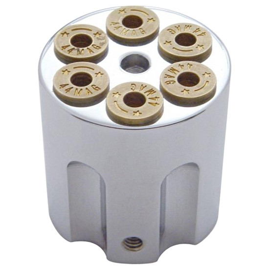 Chrome Gun Barrel Small Dash Knob