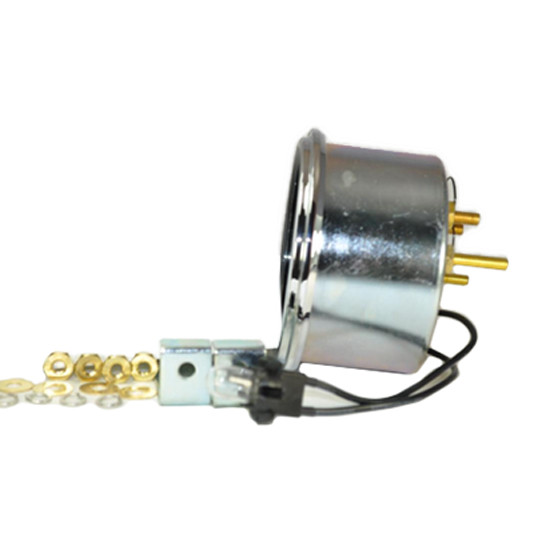 3 Inch Chrome Electric Pyrometer Gauge, 0-1800 Degree, By Isspro