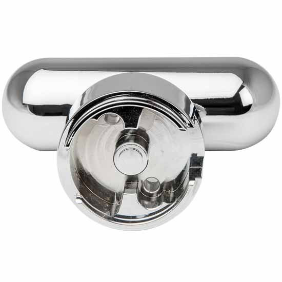 Chrome T-Shaped Gearshift Knob With Top Adapter For 13/15/18 Speed Eaton-Fuller