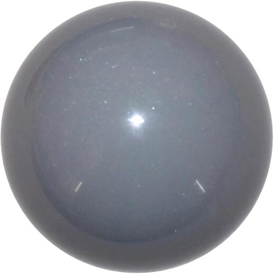 2.125 Inch Metallic Silver Brake Knob For Threaded Dash Air Brake Valve