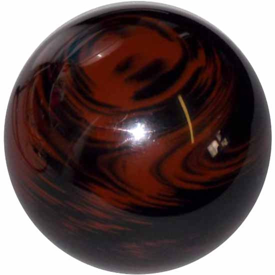 2.125 Inch Marbled Black/Brown Brake Knob For Threaded Dash Air Brake Valve