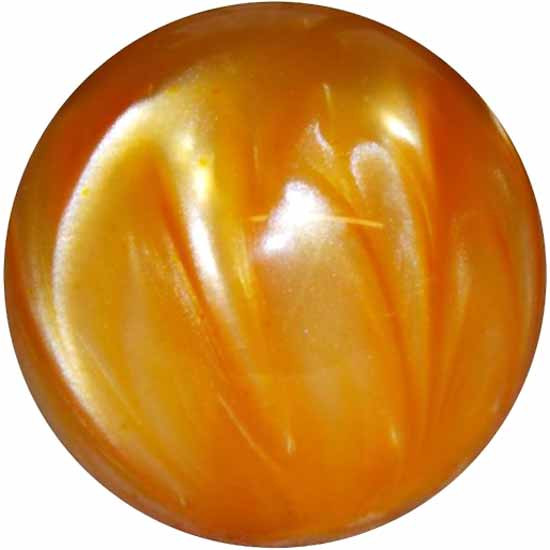 2.125 Inch Pearl Amber Brake Knob For Threaded Dash Air Brake Valve