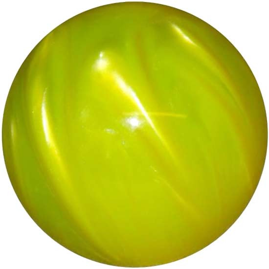2.125 Inch Neon Pearl Yellow Brake Knob For Threaded Dash Air Brake Valve
