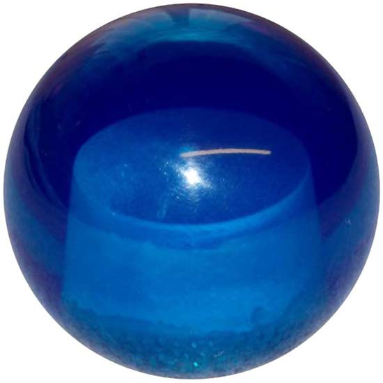 2.125 Inch Transparent Blue Brake Knob For Threaded Dash Air Brake Valve