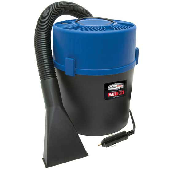 RoadPro RPSC-807 12V Heavy Duty Wet/Dry Portable Canister Vacuum