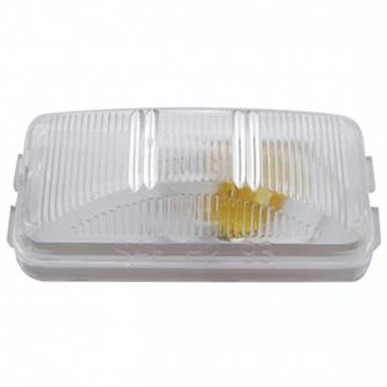 Rectangular Clearance Marker Utility Light - Clear Lens