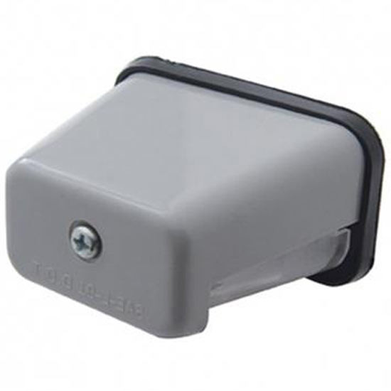 Gray Rectangular License Light