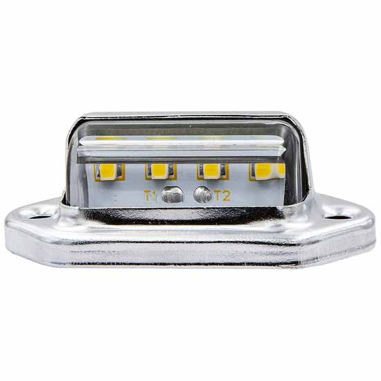 Maxxima LED License Plate Light W/ Chrome-Plated Stainless Steel Bezel