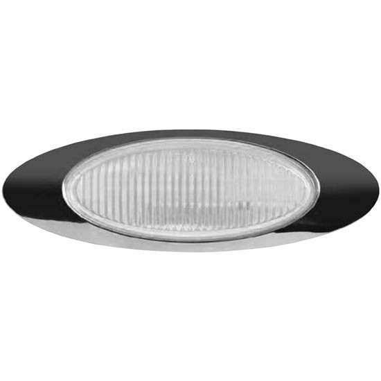 Granite Series 6 LED Clearance Marker Light W/ Chrome Bezel