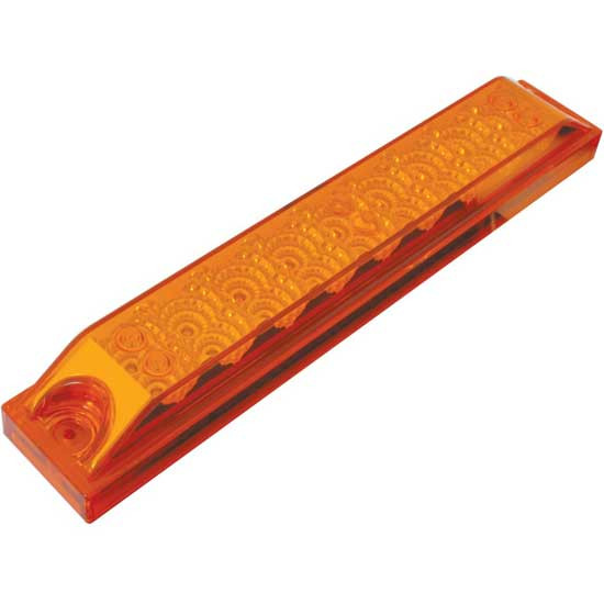 18 Diode Amber/Amber 12 Inch Spyder LED Clearance, Marker and Turn Light - Dual Function