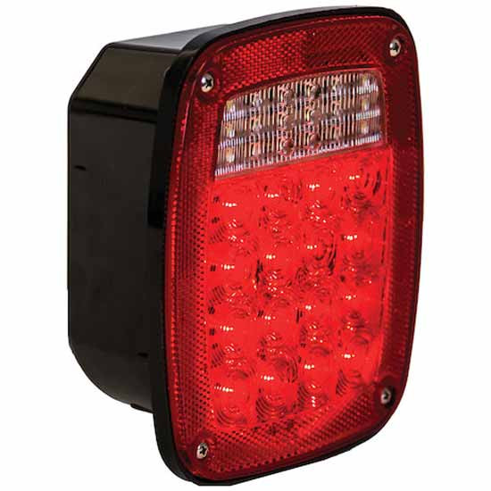 5.75 Inch Red LED Stop/Turn/Tail Light For Driver Side