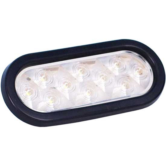 4 Inch Oval Clear Lens LED Light