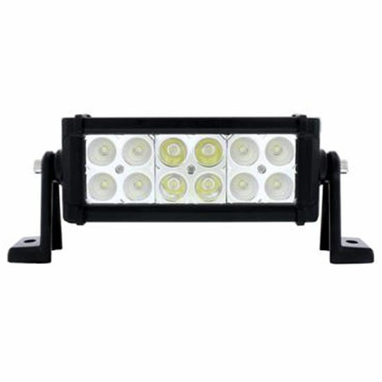 12 High Power LED 7 Inch Combo Spot & Floor Light Bar W/ Black Housing