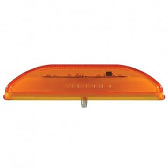 10 LED Rectangular Glo-Light Clearance / Marker - Amber LED/ Amber Lens