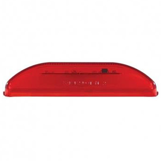 10 LED Rectangular Glo-Light Clearance / Marker - Red LED/ Red Lens