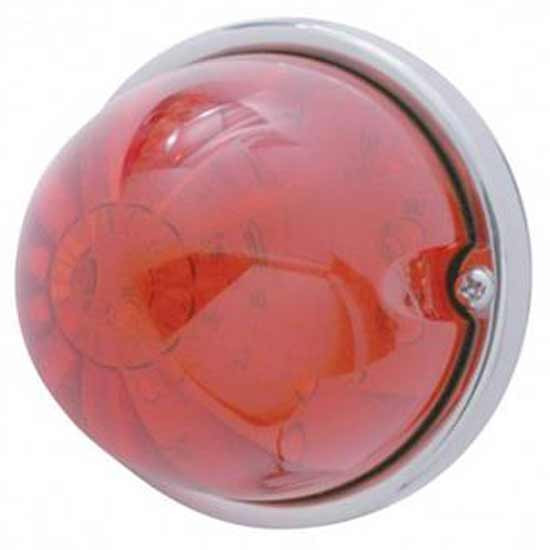 17 LED Watermelon Flush Mount Kit - Red LED/ Red Lens