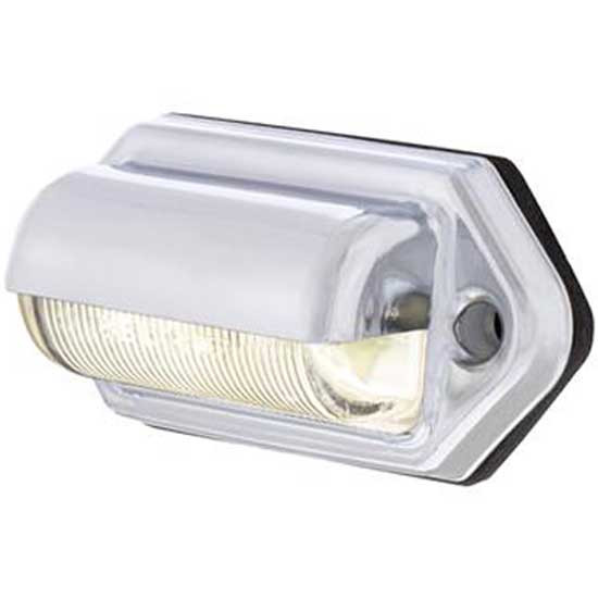 Chrome Competition Series - 2 White Led Chrome License Plate Light/ Utility Light