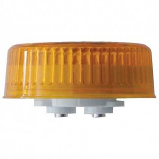 2 Inch Clearance Marker Light W/ Amber LED & Amber Lens