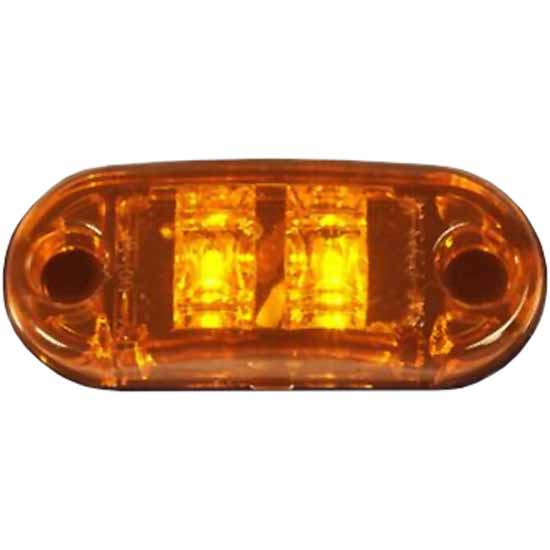 2 Diode Amber LED Oval Marker Light - Replaces Ga100