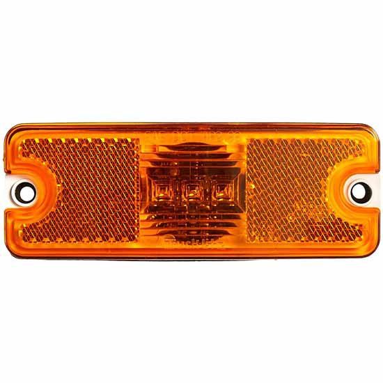 1.63 X 4.5 Inch Clearance Marker Light - Amber LED / Amber Lens